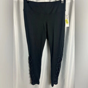 Anna & Ava NWT Women’s Leggings Black Size Small Athicwear, Mesh, Casual,Workout